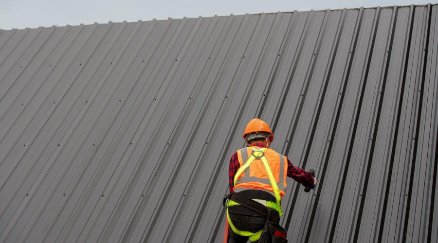 Professional metal roof installation services in Hydes, MD